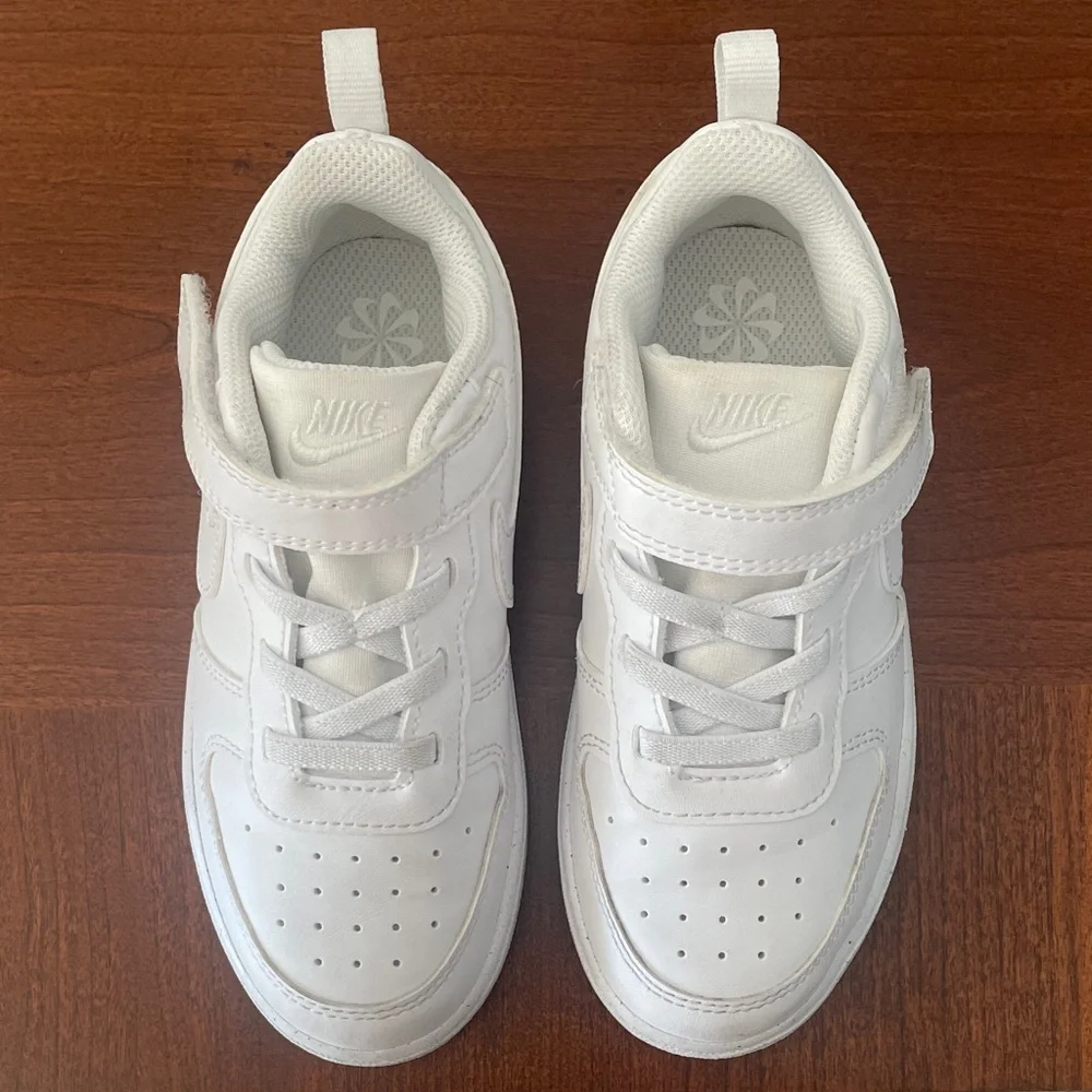 Nike toddler girls (age 4-5) All-White Sneakers - Picture 2 of 9